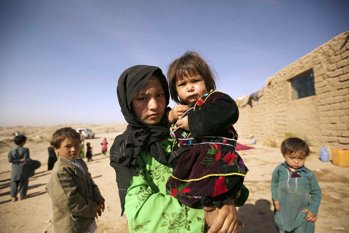 Internally displaced Afghans in Herat, Afghanistan