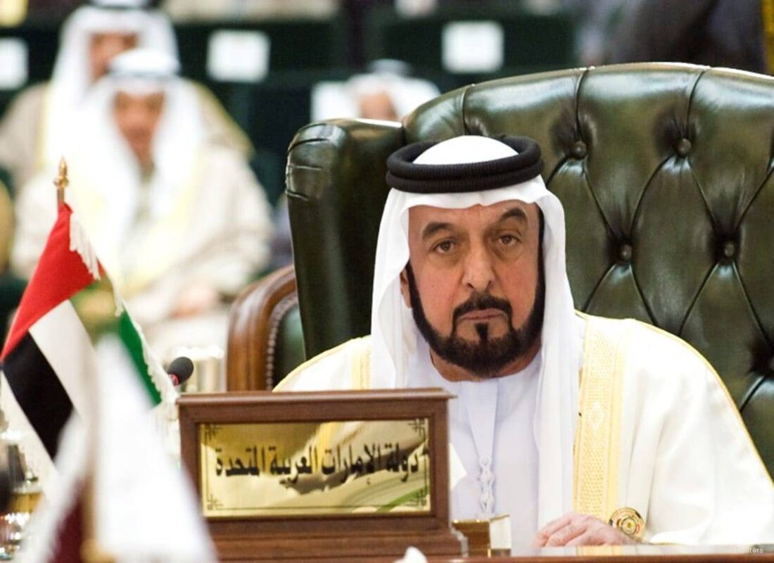 United Arab Emirates President Sheikh Khalifa bin Zayed al-Nahyan in Kuwait's Bayan Palace December 15, 2009 [Reuters/Stephanie McGehee]