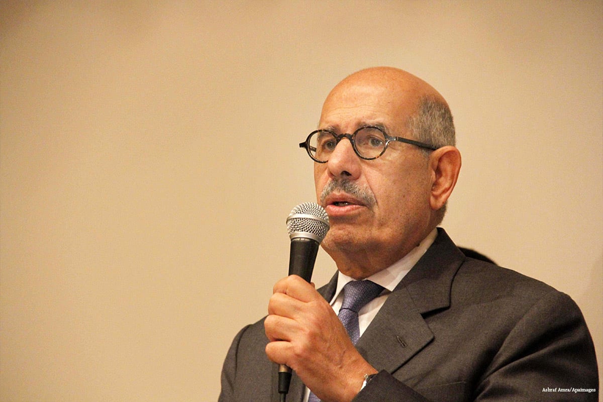 Mohamed ElBaradei [Ashraf Amra/Apaimages]