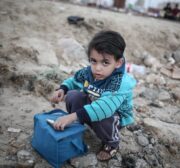 Palestinian children work under difficult conditions due to Israeli embargo over Gaza during the World children's day, on 20 November 2016 in Gaza City, Gaza [Ali Jadallah / Anadolu Agency]