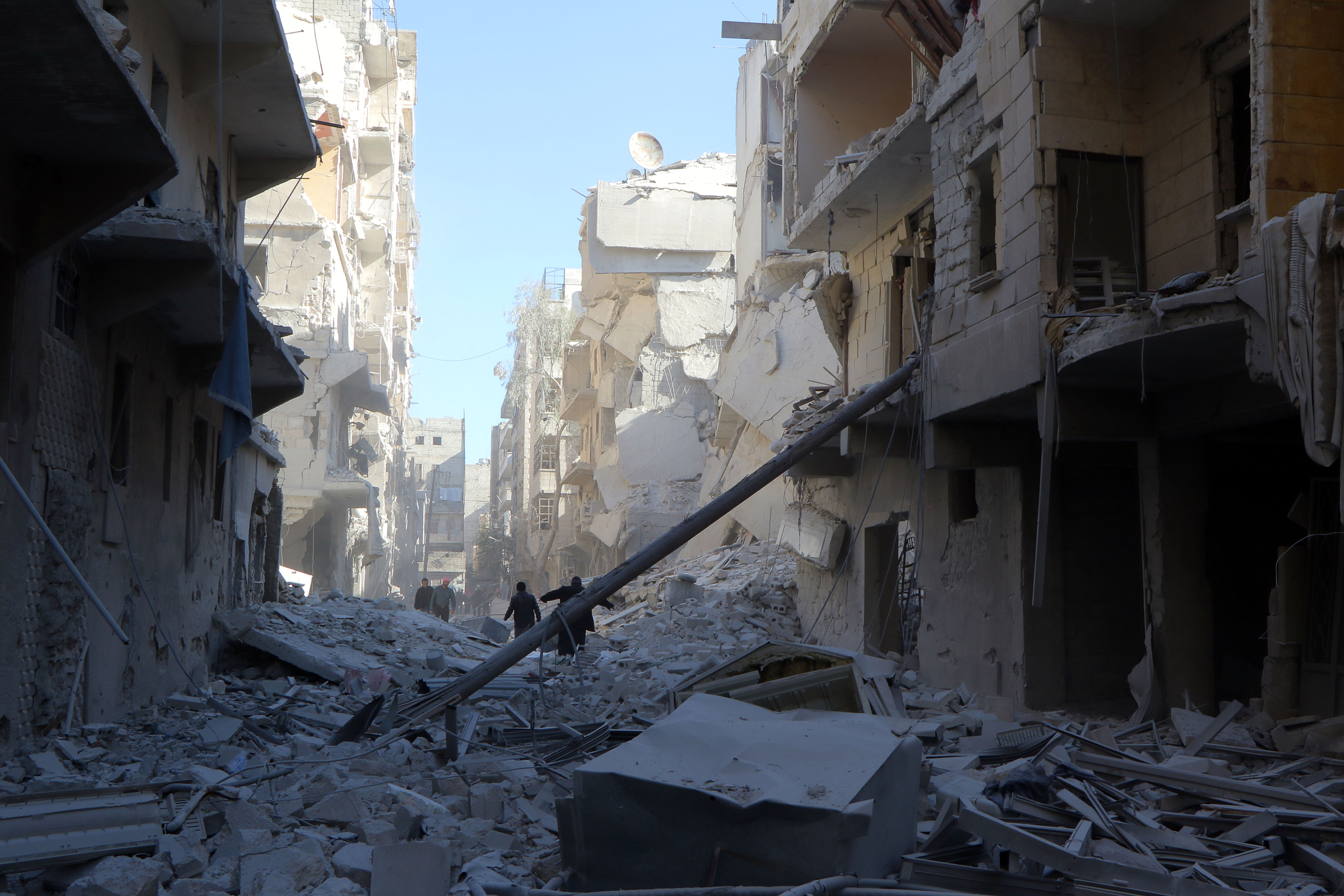 Destruction in Aleppo Middle East Monitor