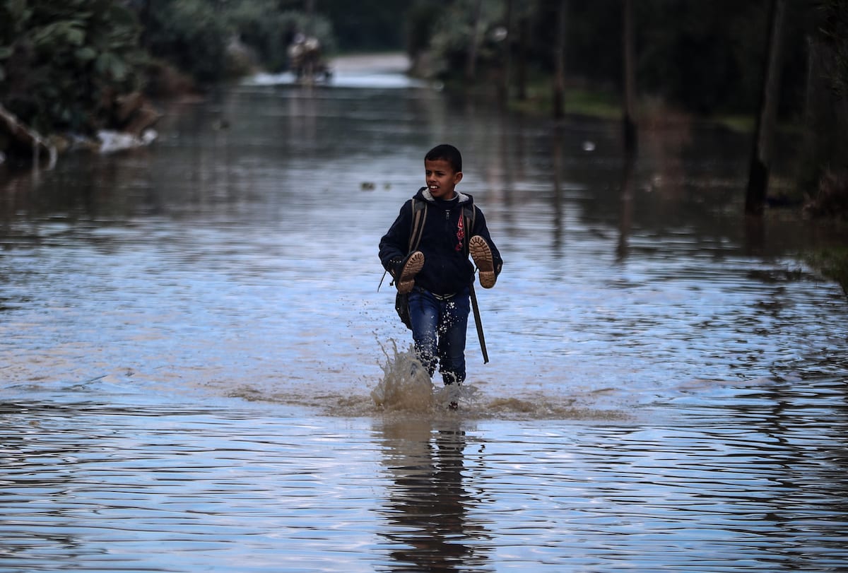 Heavy rain then a rainbow, in Gaza – Middle East Monitor
