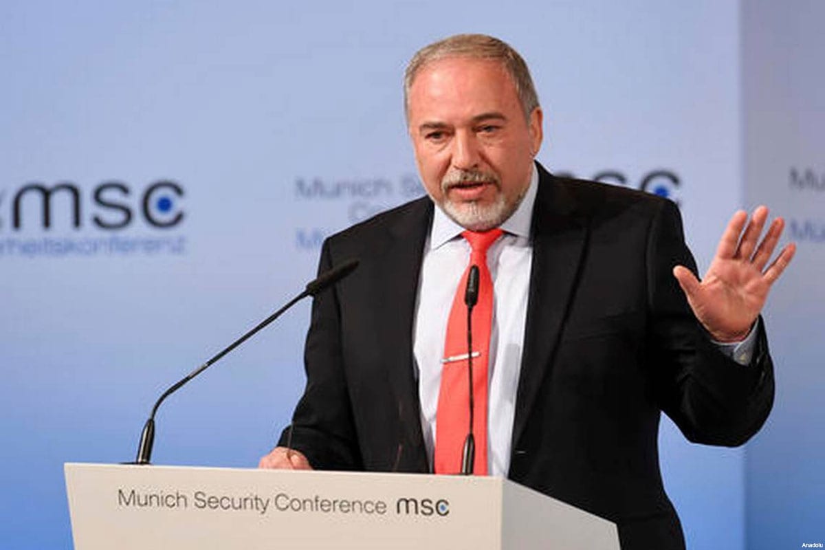 Israel's Defence Minister Avigdor Lieberman speaks at the 53rd Munich Security Conference (MSC) at Hotel Bayerischer Hof in Munich, Germany, on 18 Februrary, 2017