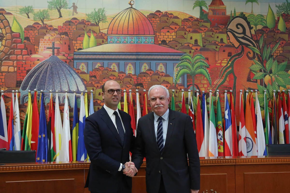 Italian Foreign Minister in Ramallah – Middle East Monitor