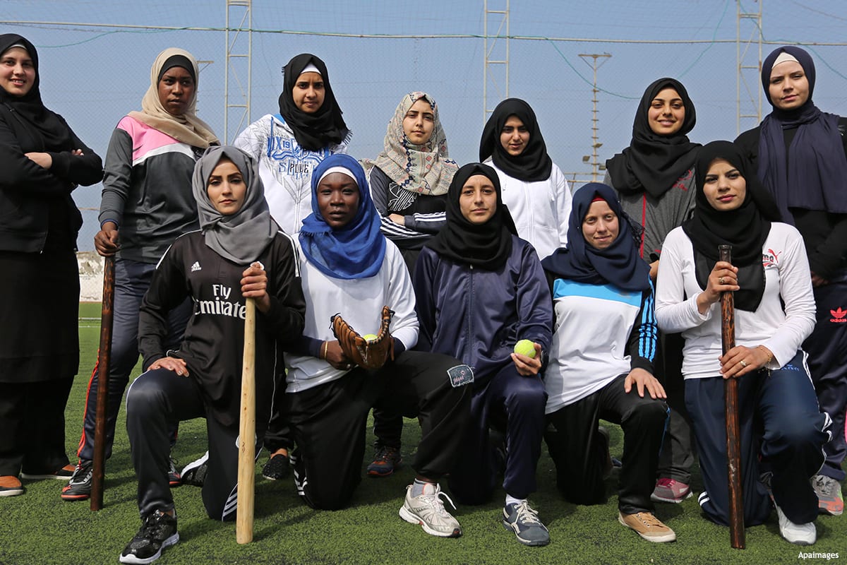 Palestinian girls training to be the world's next best Baseball team