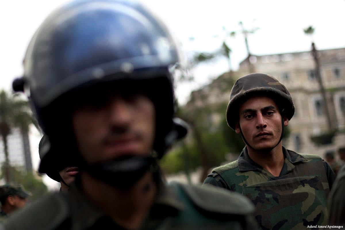 Image of Egyptian police [Ashraf Amra/Apaimages]