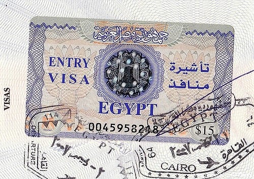 Egyptian visa [Georgia Popplewell/Flickr]