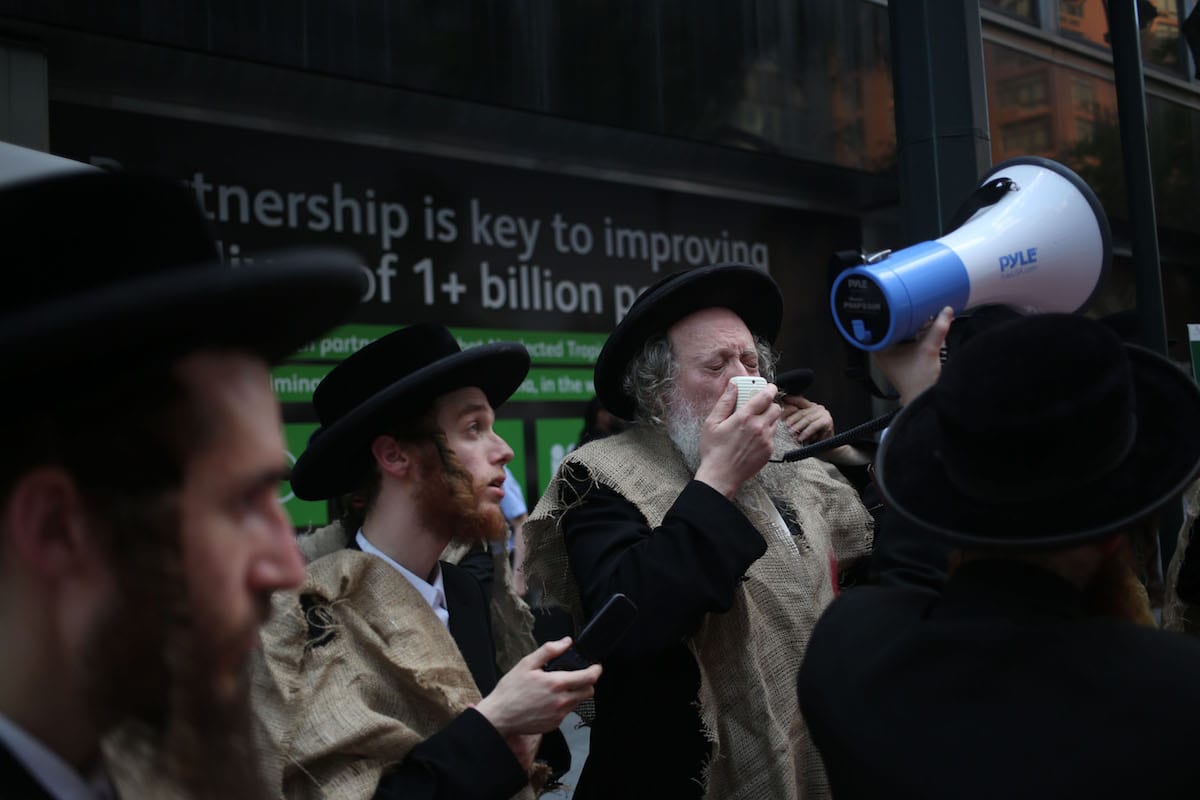 Orthodox Jews protest against compulsory military service in Israel ...
