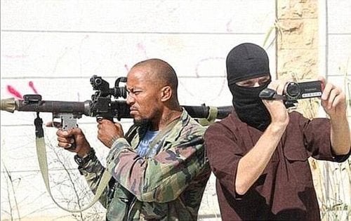 Denis Cuspert, (left) known as Abu Talha al-Almani, married an American FBI agent, who fled their relationship after a month