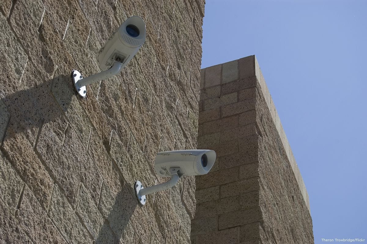 Image of security cameras [Theron Trowbridge/Flickr]