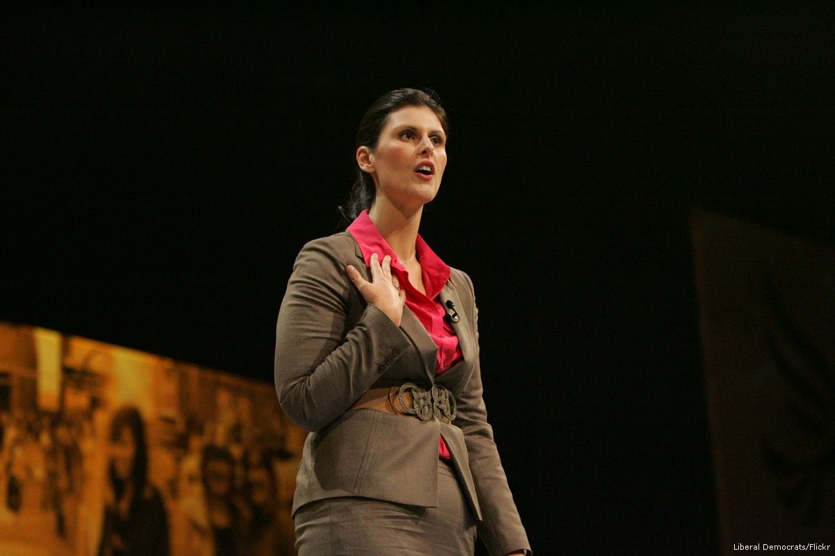 Image of British MP Layla Moran delivering a speech in London, UK on 22 September 2012 [Liberal Democrats/Flickr]