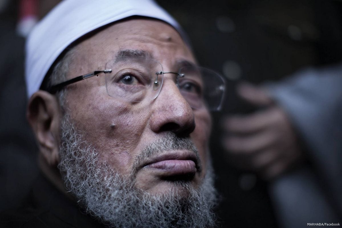Sheikh Yusuf Al-Qaradawi on 20 October 2015 [Omar Chatriwala/Flickr]