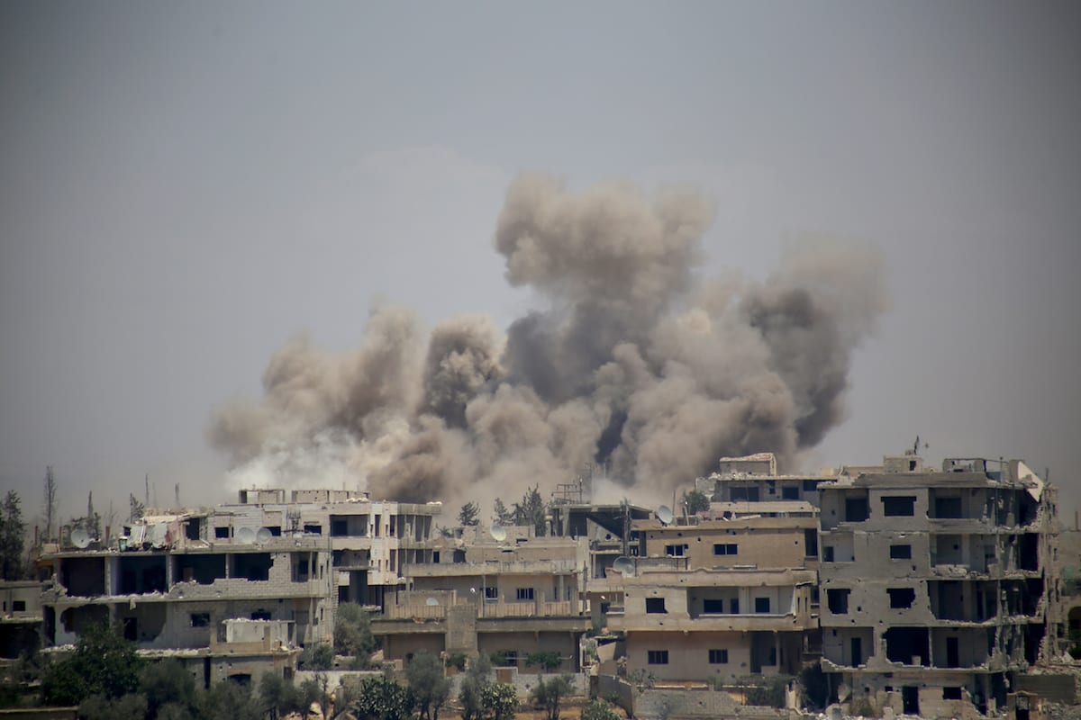 Assad regime pounds Daraa Middle East Monitor