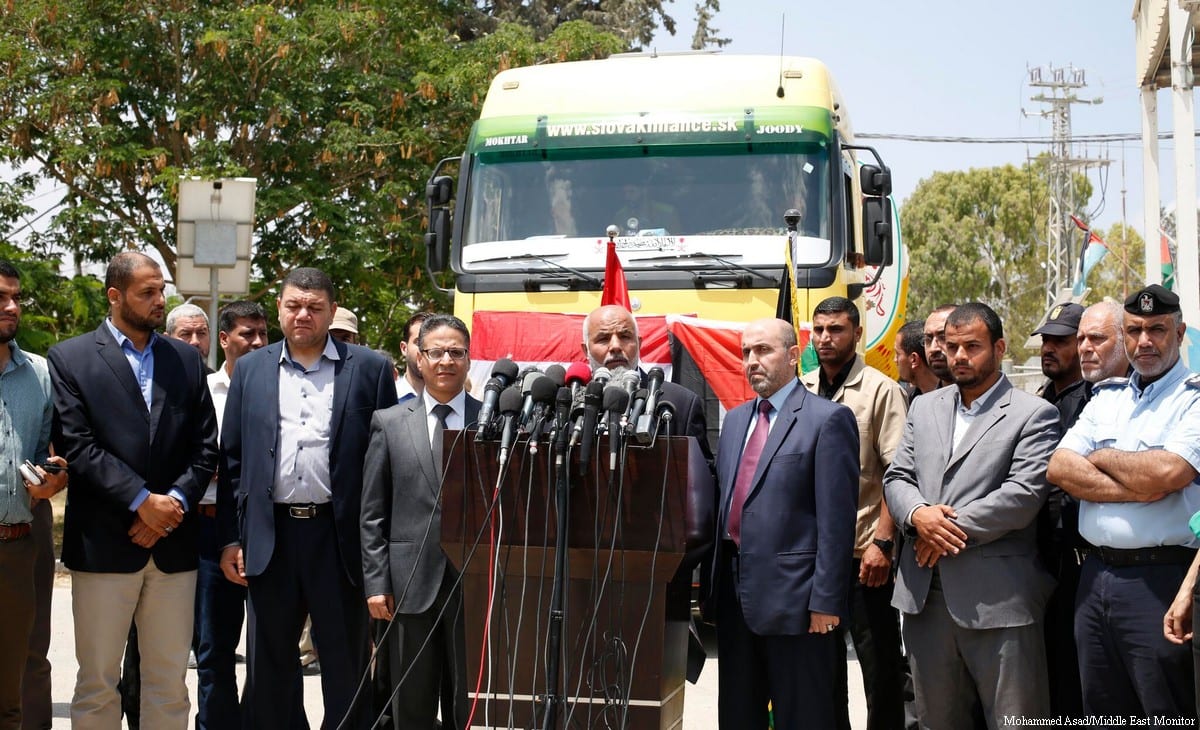 Egypt sends fuel for Gaza's only power plant