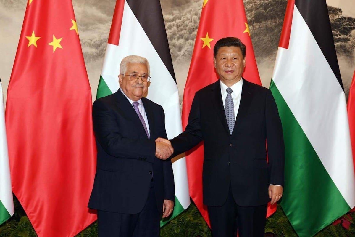 palestine president visit china