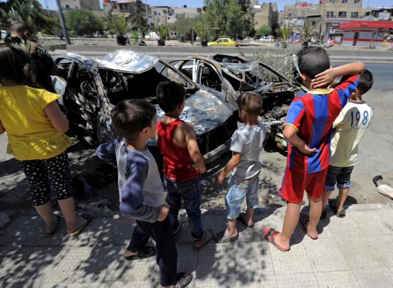 18 people killed as auto bombers strike Damascus 18 people killed as auto bombers strike Damascus