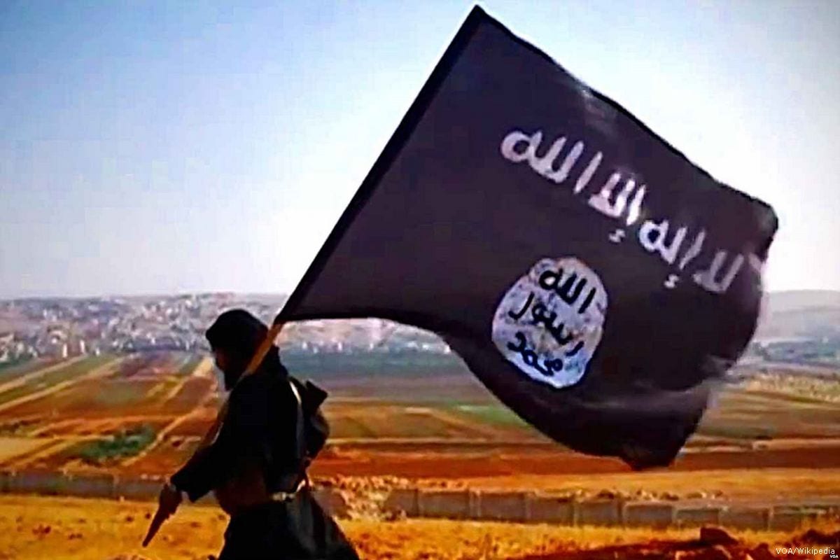 A Daesh militant [VOA/Wikipedia]
