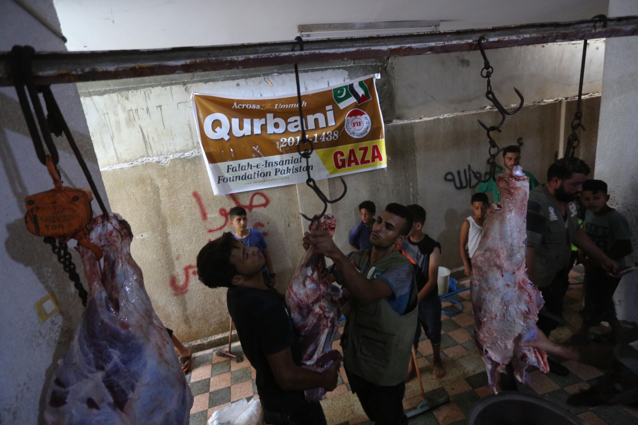 Qurbani meat being distributed in Gaza Middle East Monitor