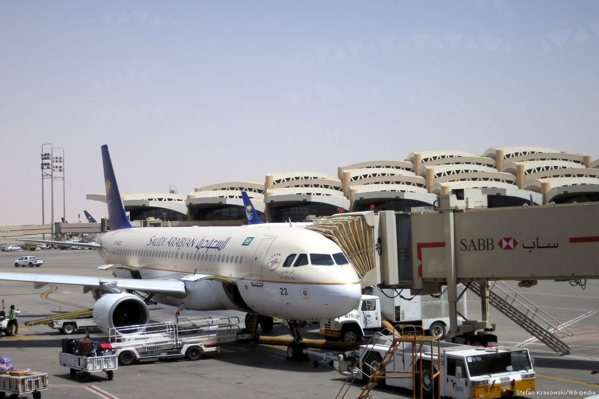 Saudi Arabian airlines at Riyadh Airport [Stefan Krasowski/Wikipedia]