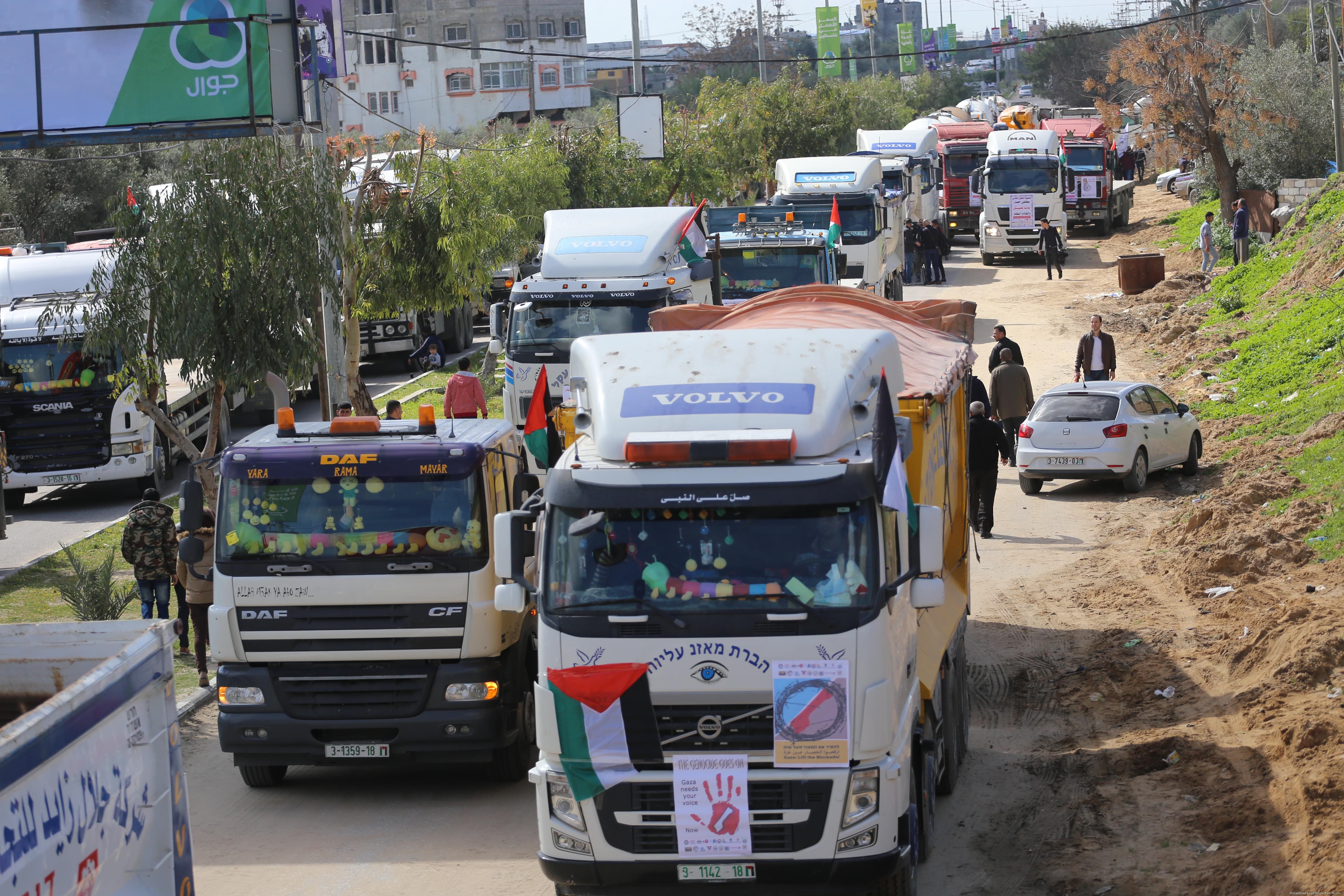 Truck driver strike in Gaza Middle East Monitor