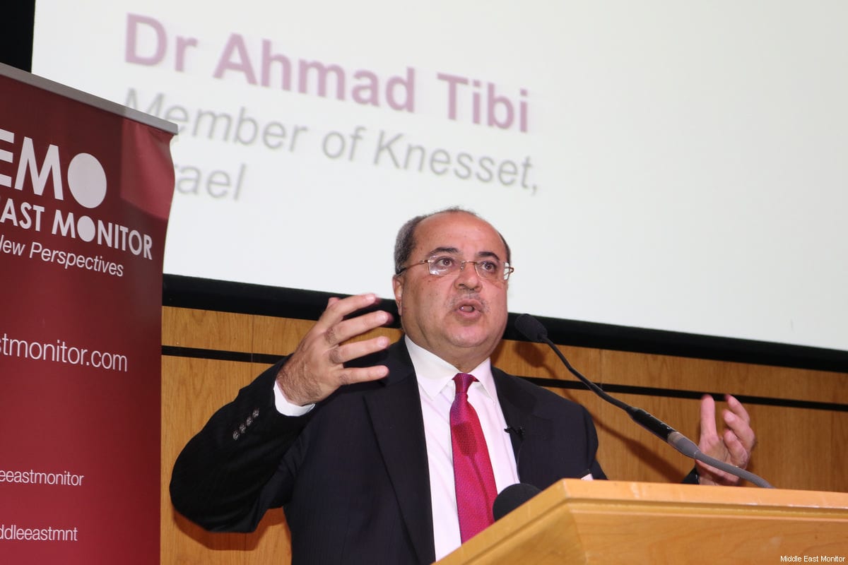 Dr Ahmad Tibi seen at Middle East Monitor's 'Jerusalem: Legalising the Occupation' conference in London, UK on March 3, 2018 [Jehan Alfarra/Middle East Monitor]