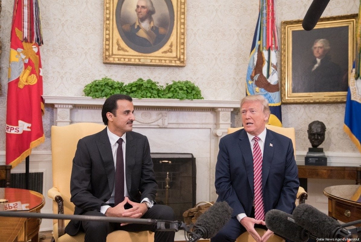 Qatari emir says trade partnership with US will exceed $1T