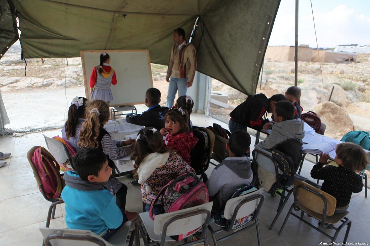 Israeli forces demolish a primary school in West Bank