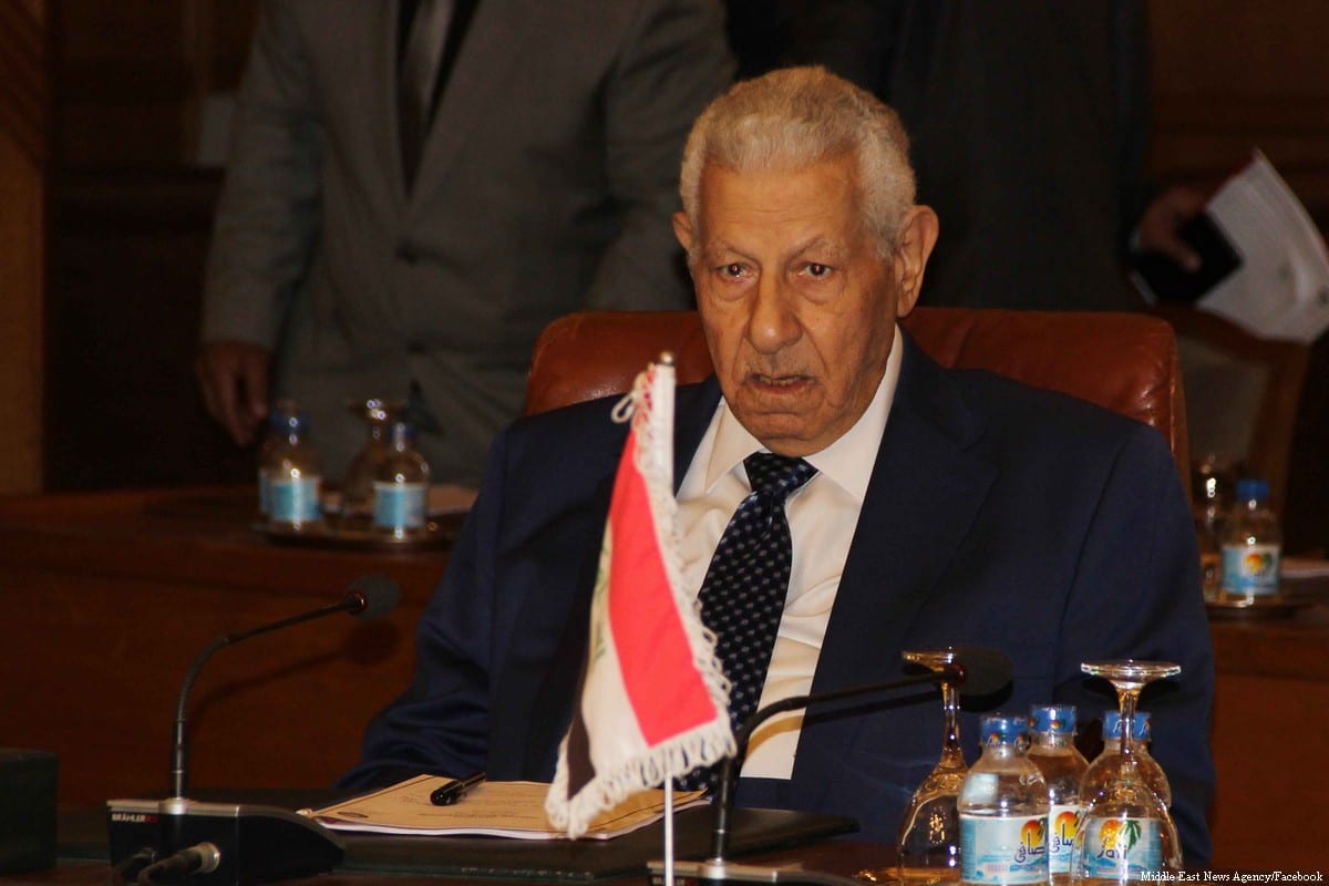 head of the Supreme Council of Media Regulation in Egypt, Makram Mohamed Ahmed [Middle East News Agency/Facebook]