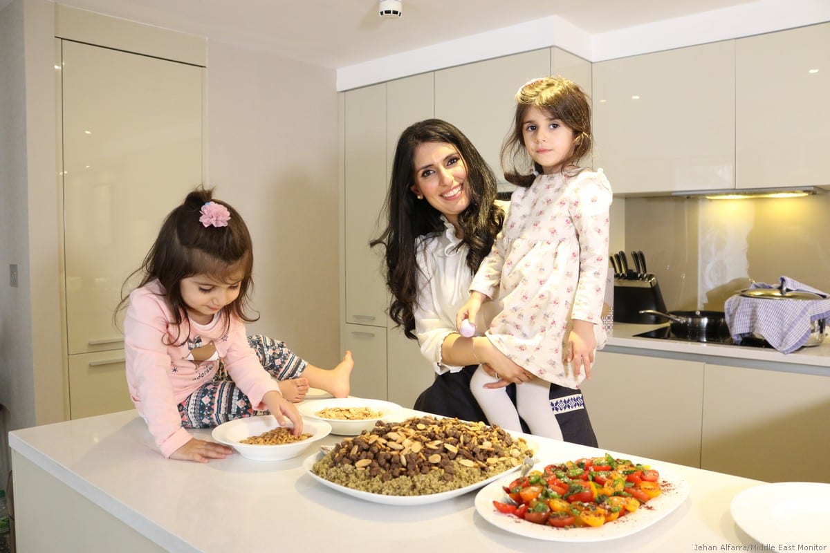 Reem Kassis author of cookbook 'The Palestinian Table' [Jehan Alfarra/Middle East Monitor]