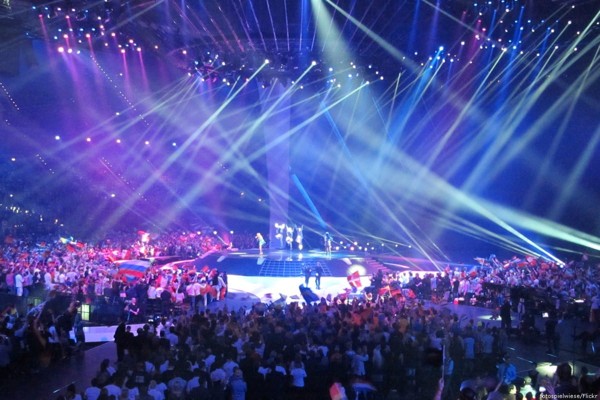 People take their seats as the Eurovision song contest begins [fotospielwiese/Flickr]
