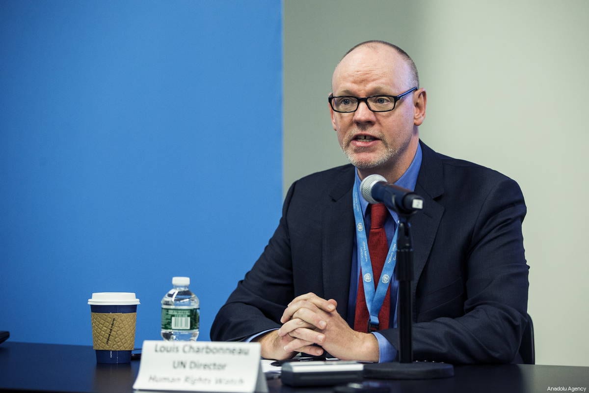 United Nations director at Human Rights Watch Louis Charbonneau, Head of New York (UN) Office [Atılgan Özdil - Anadolu Agency]