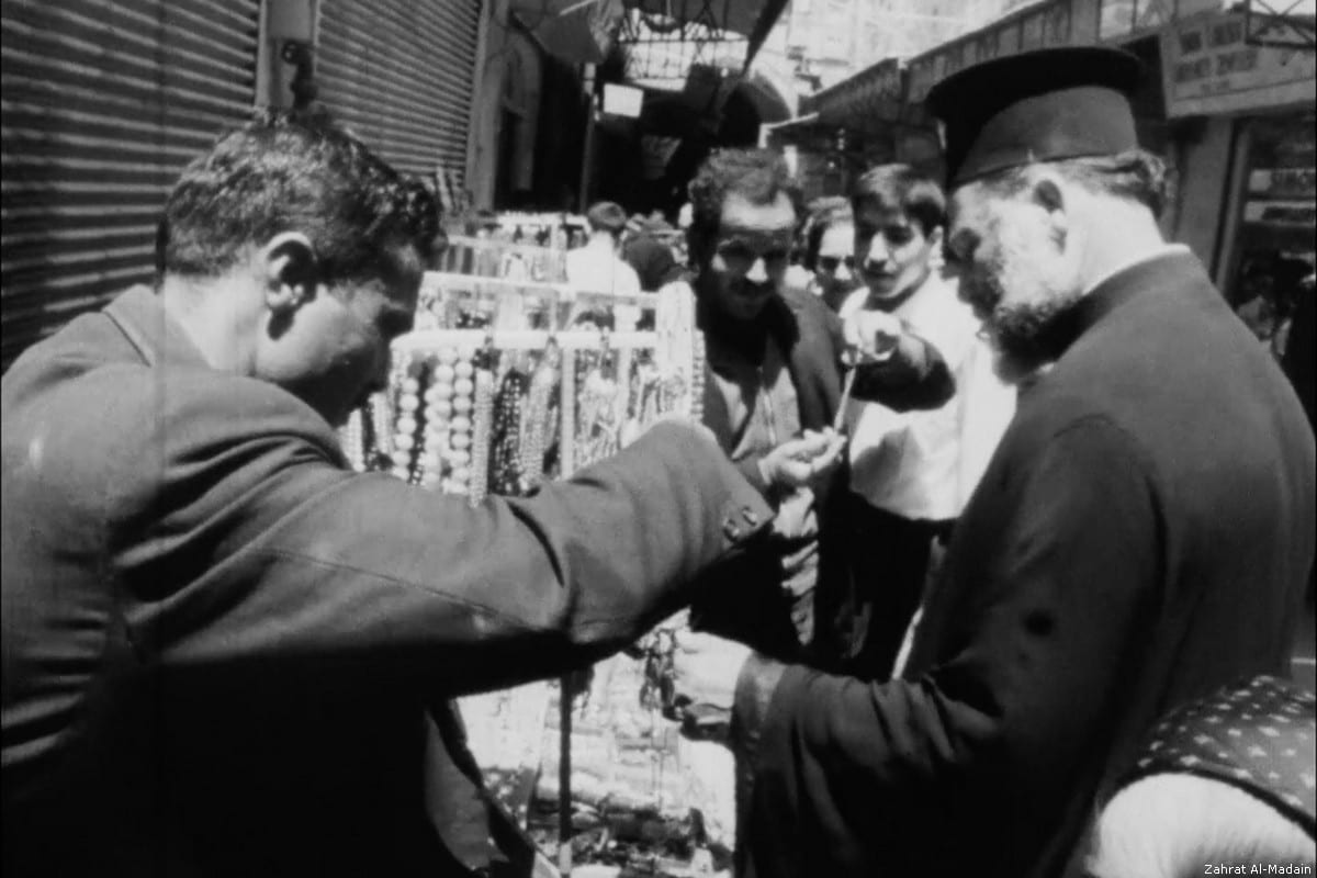 Jerusalemites go about daily life before the Six Day War of 1967 in 'Zahrat Al-Madain'