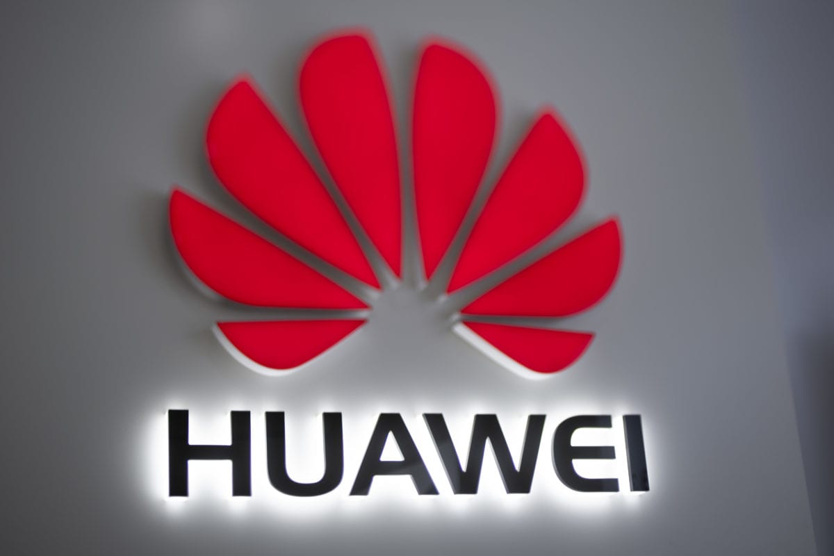 The Huawei logo is displayed at a store in Beijing on December 6, 2018 [FRED DUFOUR/AFP/Getty Images]