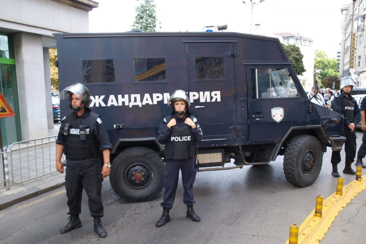 Riot police seen during an operation in Bulgaria's capital Sofia [undated / Ivanov_id / wikimedia]