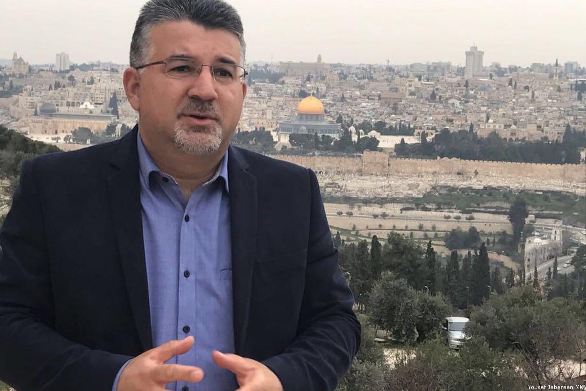 Knesset Member Dr Yousef Jabareen in Jerusalem