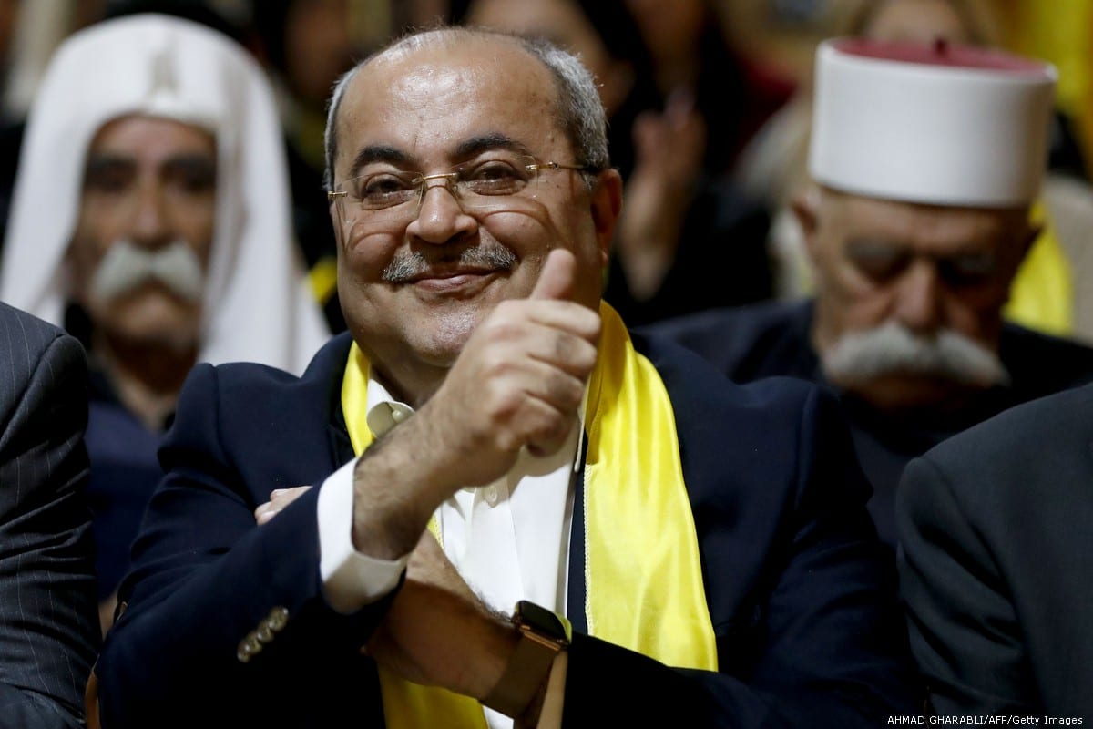 Israeli-Arab member of the Knesset (Israeli parliament) and leader of the Arab Movement for Change Ahmed Tibi on 8 February 2019 [AHMAD GHARABLI/AFP/Getty Images]