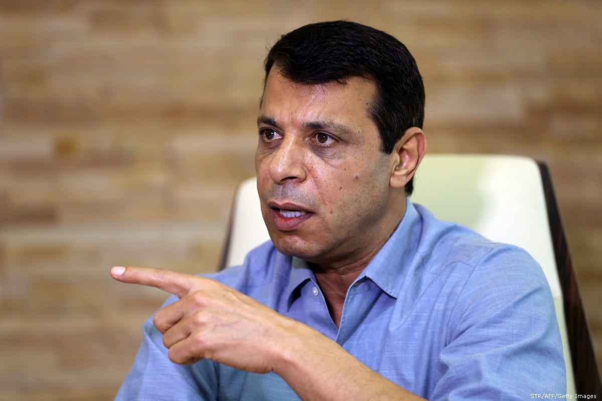 Former Palestinian senior Fatah official Mohammed Dahlan on 16 September 2015 [STR/AFP/Getty Images]