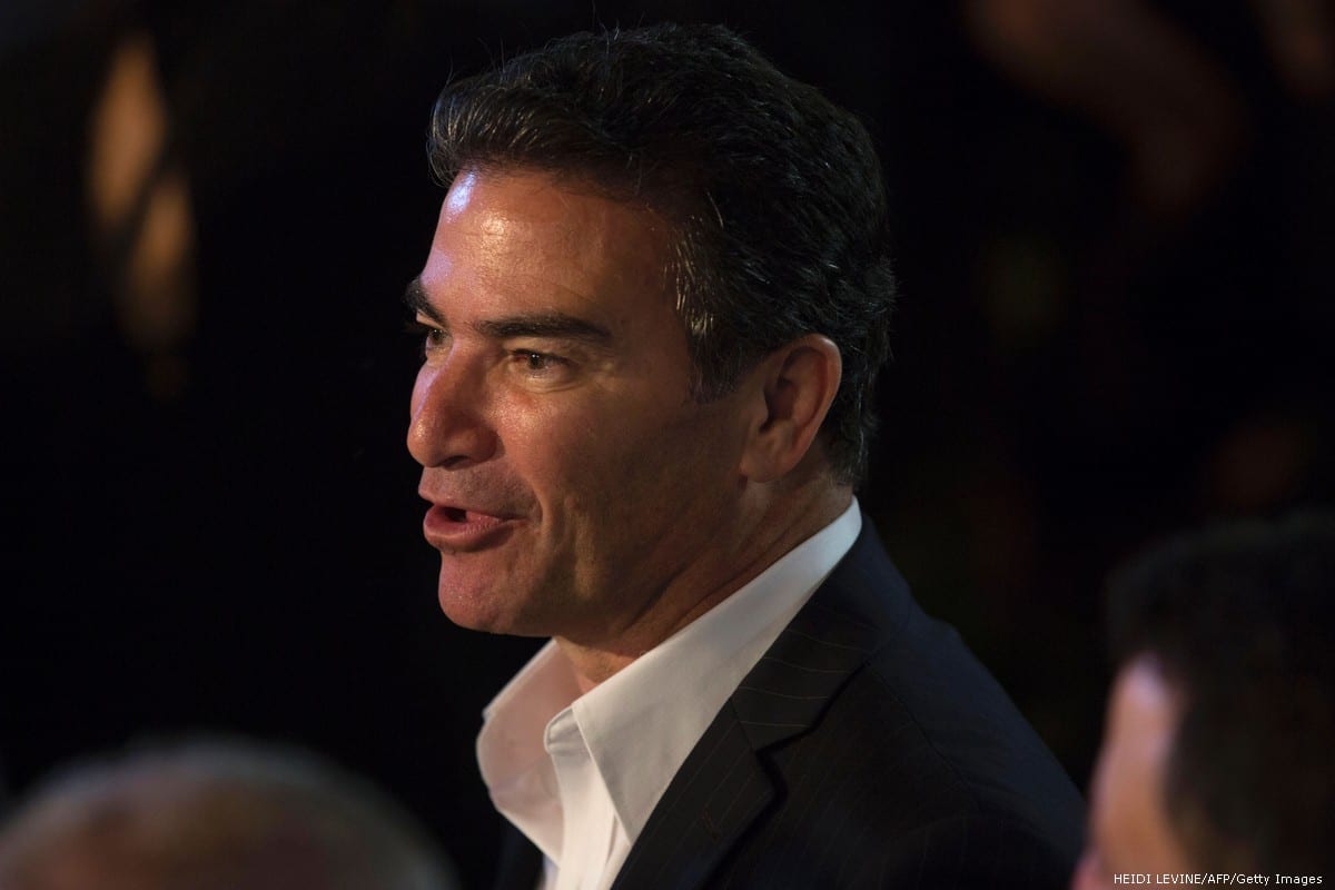 Yossi Cohen, director of Israel’s national intelligence agency Mossad on 3 July 2017 [HEIDI LEVINE/AFP/Getty Images]