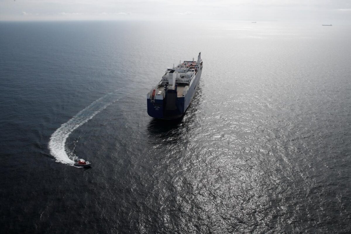 A Saudi Arabian cargo ship [REUTERS]