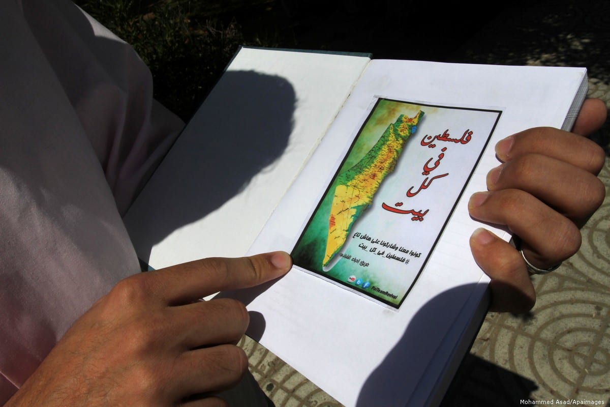Kuwait school book shows Israel on map in place of Palestine