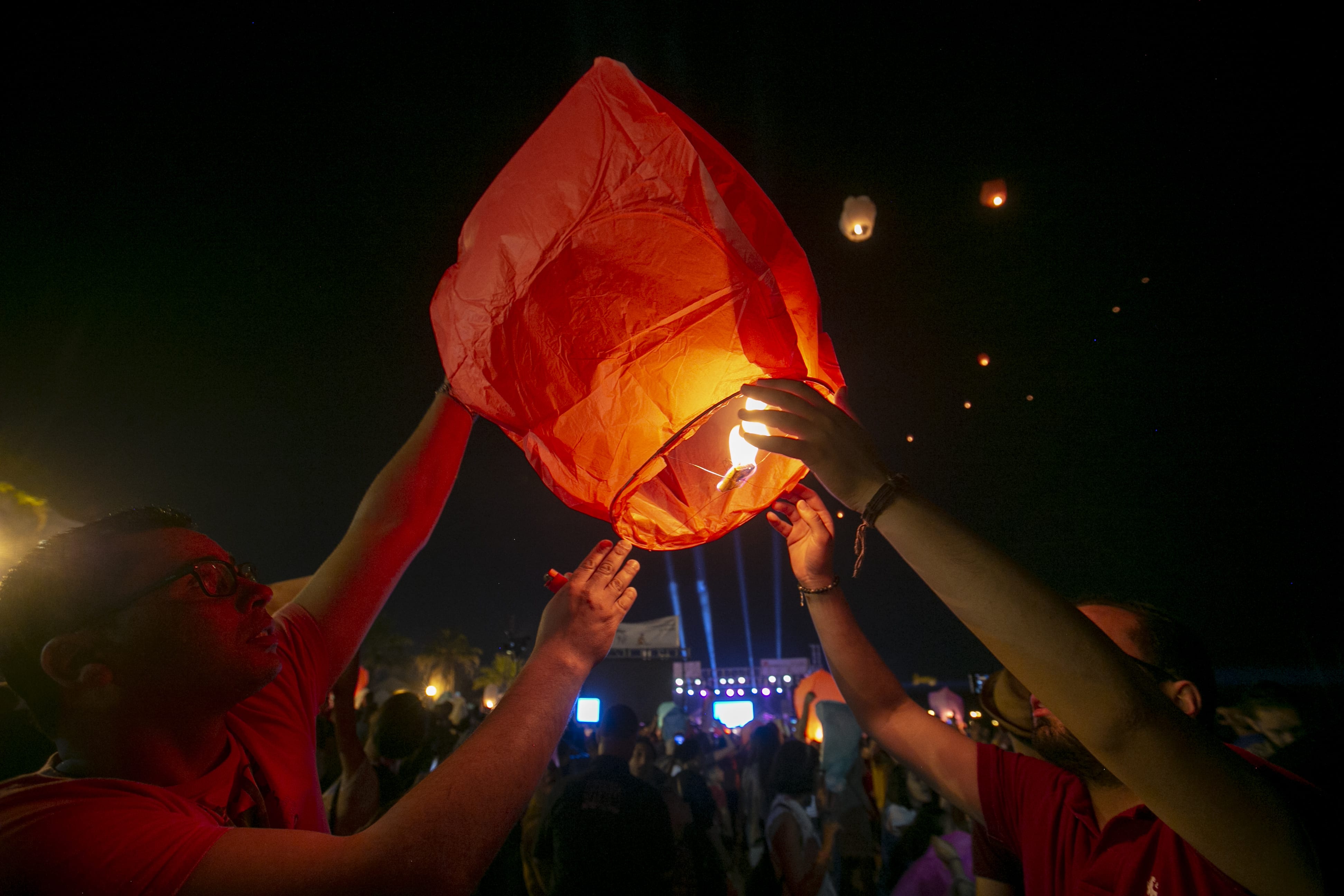 Sky lanterns over Tunisia Middle East Monitor