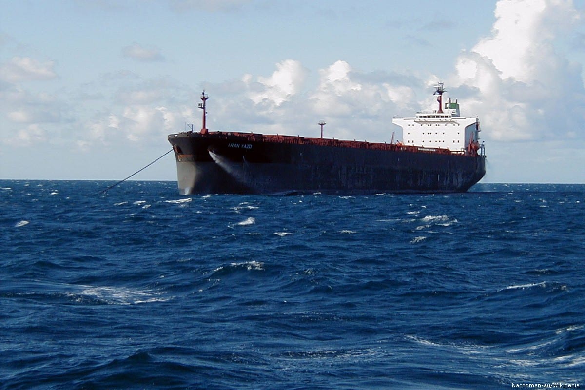 An Iranian oil tanker [Nachoman-au/Wikipedia]