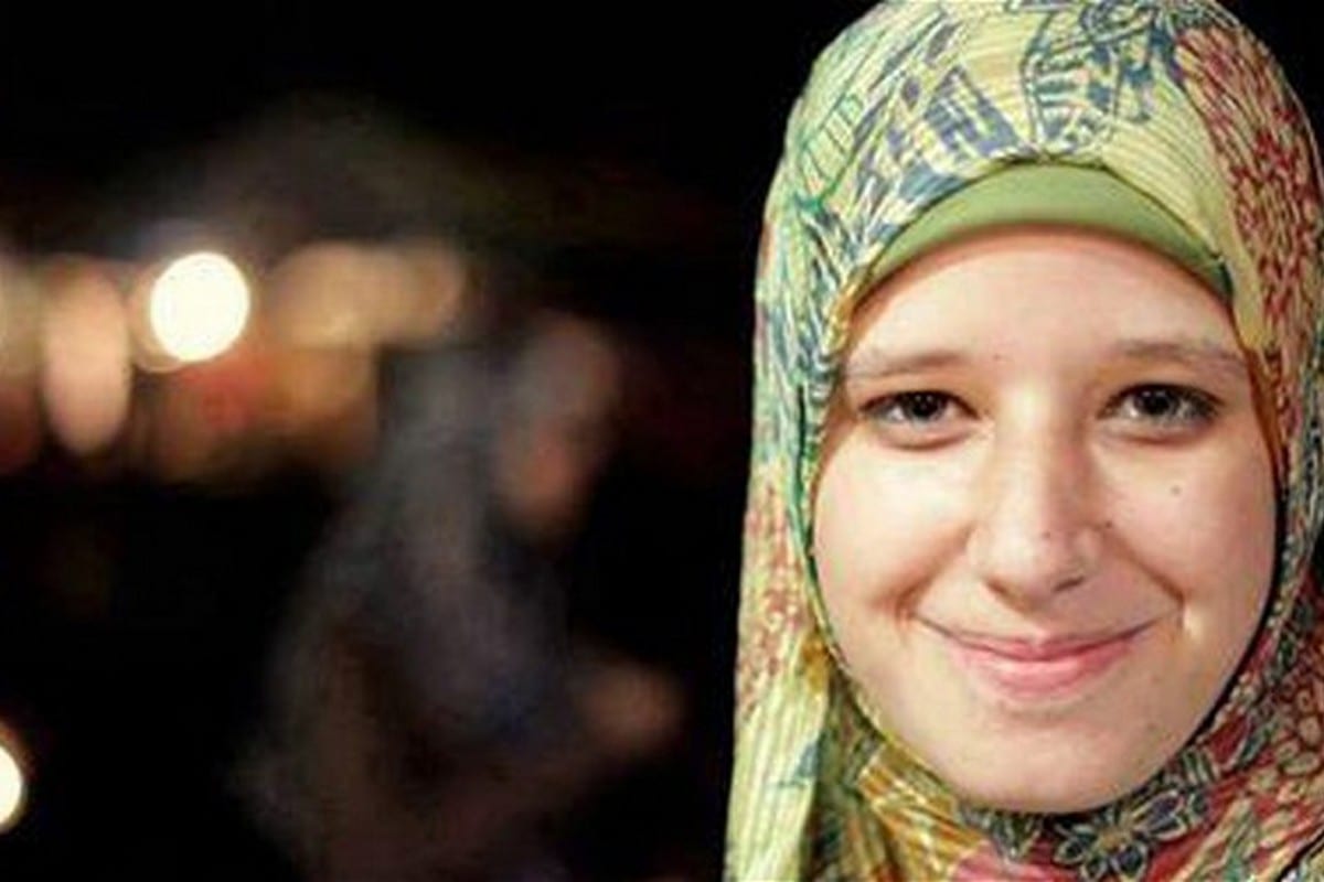 Asmaa Beltagi, a 17-year-old Egyptian teen was killed by Egyptian forces at the Rabaa Square sit-in in Cairo, Egypt on 14 August 2013