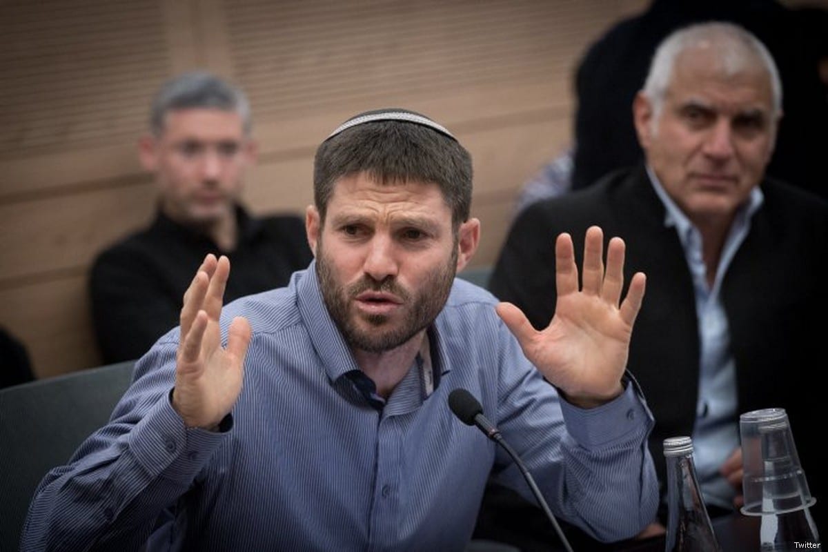 Israeli minister Bezalel Smotrich