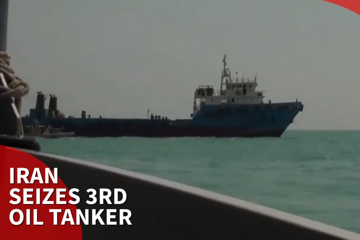 Iran seizes Iraqi oil tanker in the Gulf for smuggling fuel Middle