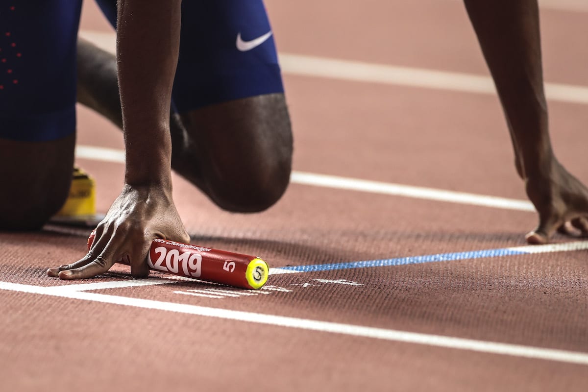 4x400 metres mixed relay race final held during the 17th World Athletics Championships in Doha, Qatar on September 29, 2019. [Serhat Çağdaş - Anadolu Agency]