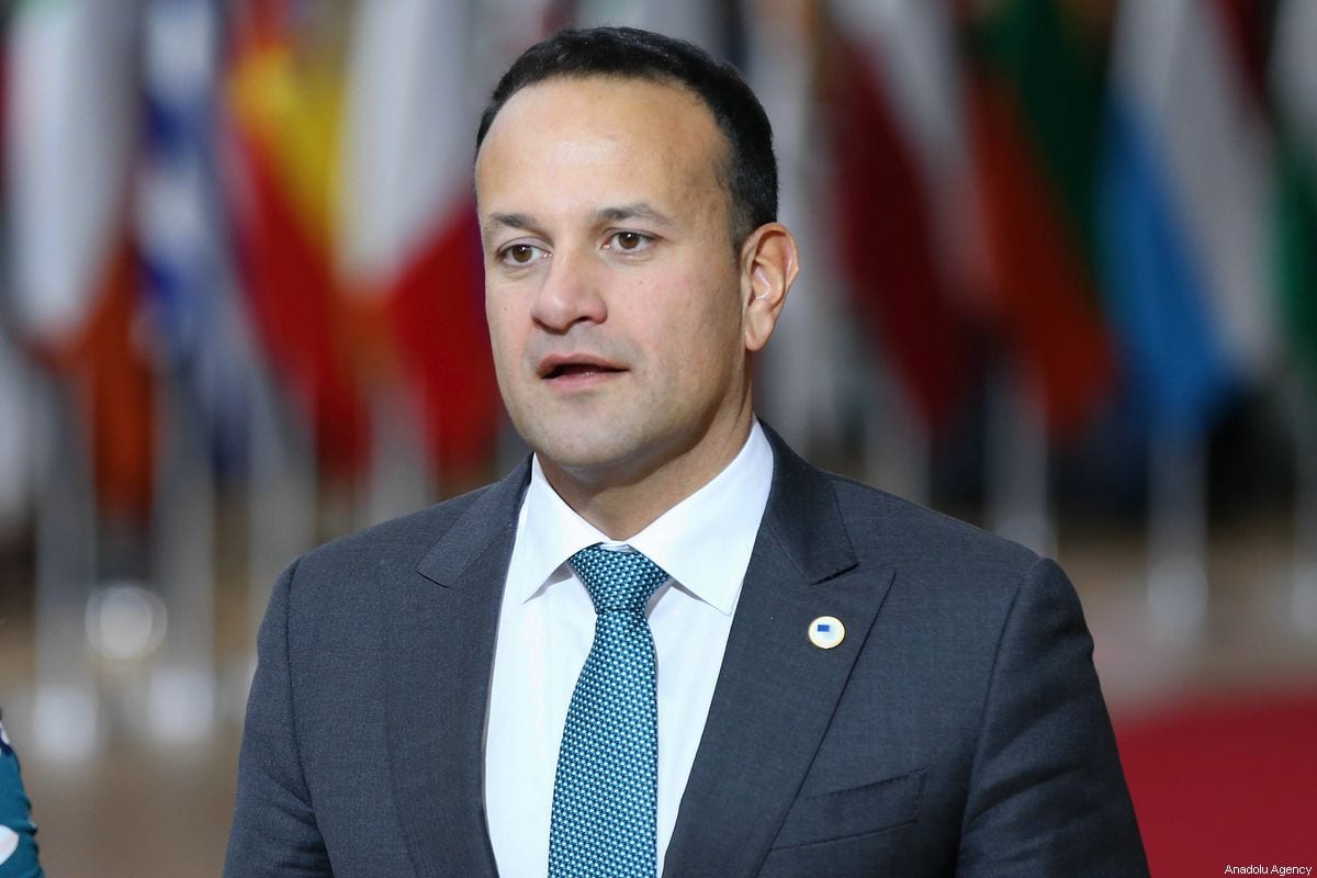 Prime Minister of Ireland Leo Varadkar in Brussels, Belgium on October 17, 2019. [Dursun Aydemir - Anadolu Agency]