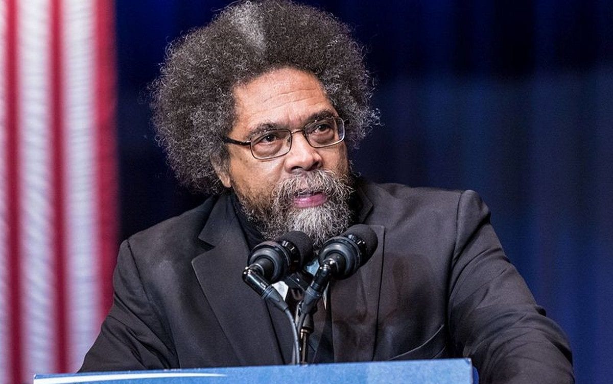 Harvard professor Cornell West