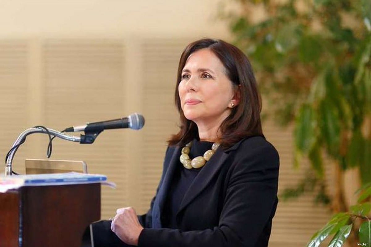 Karen Longaric, the interim foreign minister of Bolivia, 27 November 2019 [Twitter]