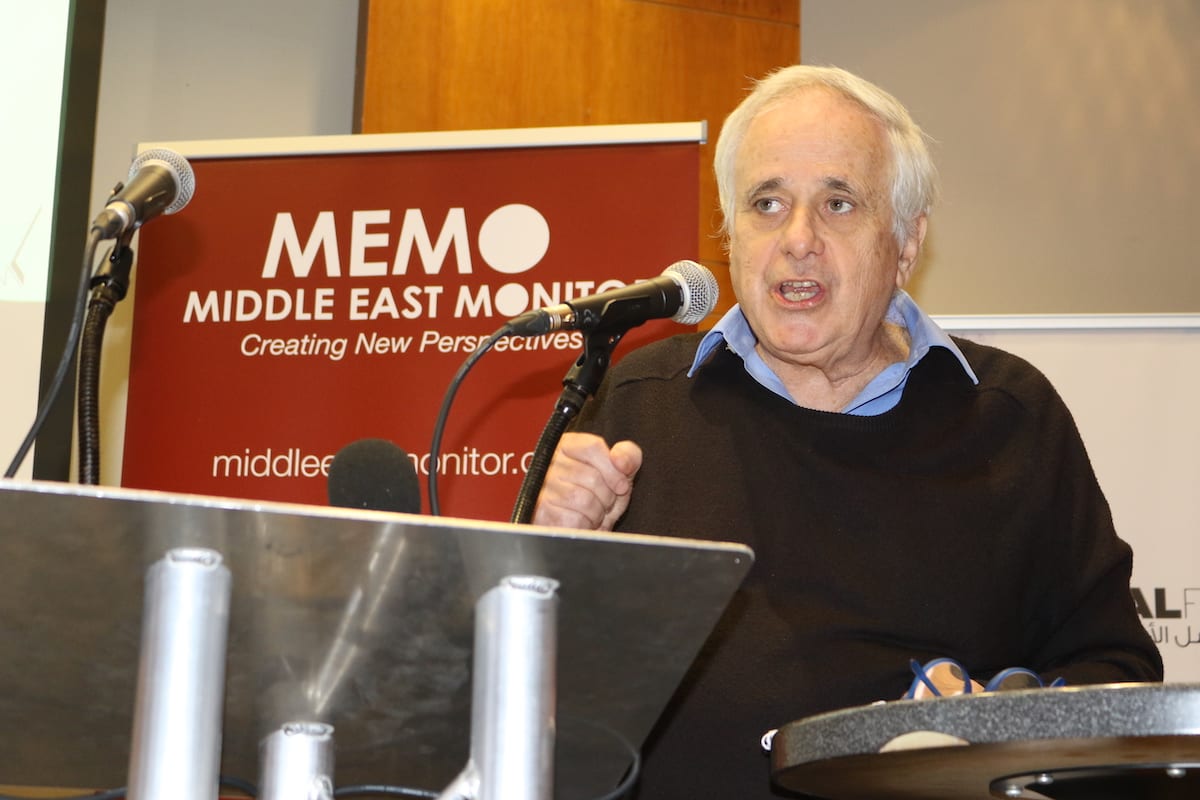 Prof Ilan Pappe at MEMO and EuroPal Forum conference The Palestine Question in Europe on 23 November 2019 [Middle East Monitor]